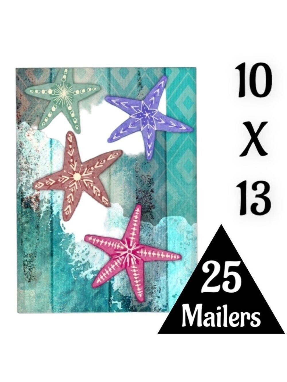 25 10X13 Poly Mailers Sea Star Ocean Fish Shipping Envelopes Bags PRICE IS FIRM - Picture 8 of 14